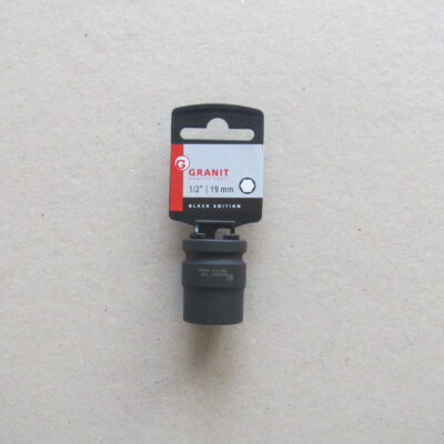 Вложка 1/2" 19 мм ударна къса Grranit 7301032