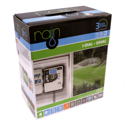 Програматор за външен монтаж 4 зони RAIN I-DIAL 24V / 0640430