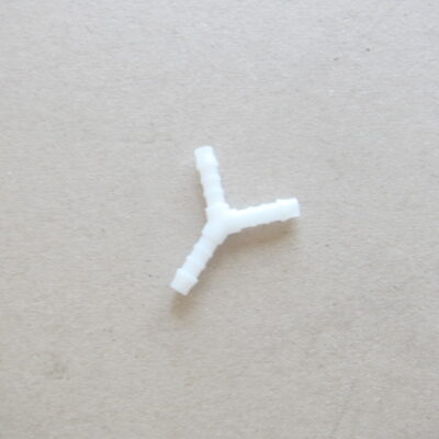 Съединител конектор Ф-6 мм PVC Y-connector 33YM06 - тройник пластмасов