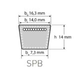 ремъци - SPB - 16.3x14 - Lw=Li+60